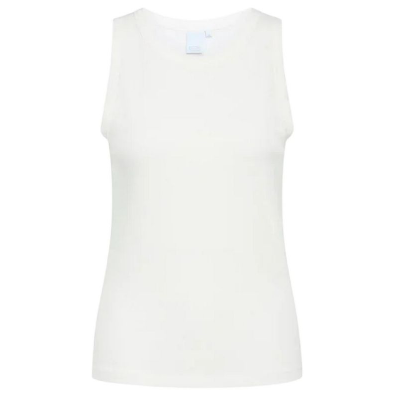 Ccdk Copenhagen Womens/Ladies Anja Plain Sleeveless Tank Top / Snow White